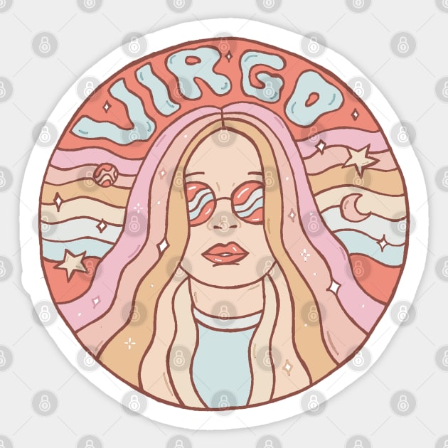 Virgo Sticker by Doodle by Meg